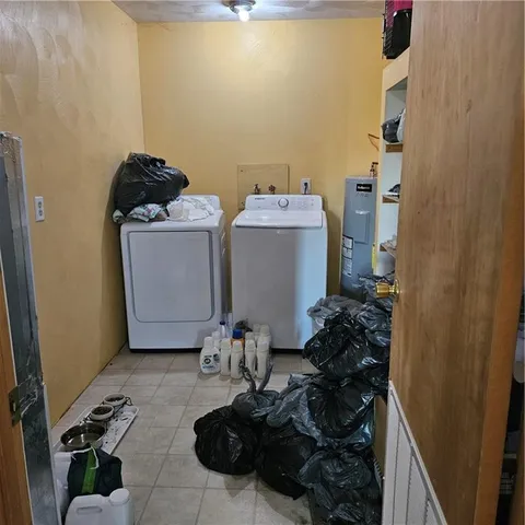 a room with storage and utility