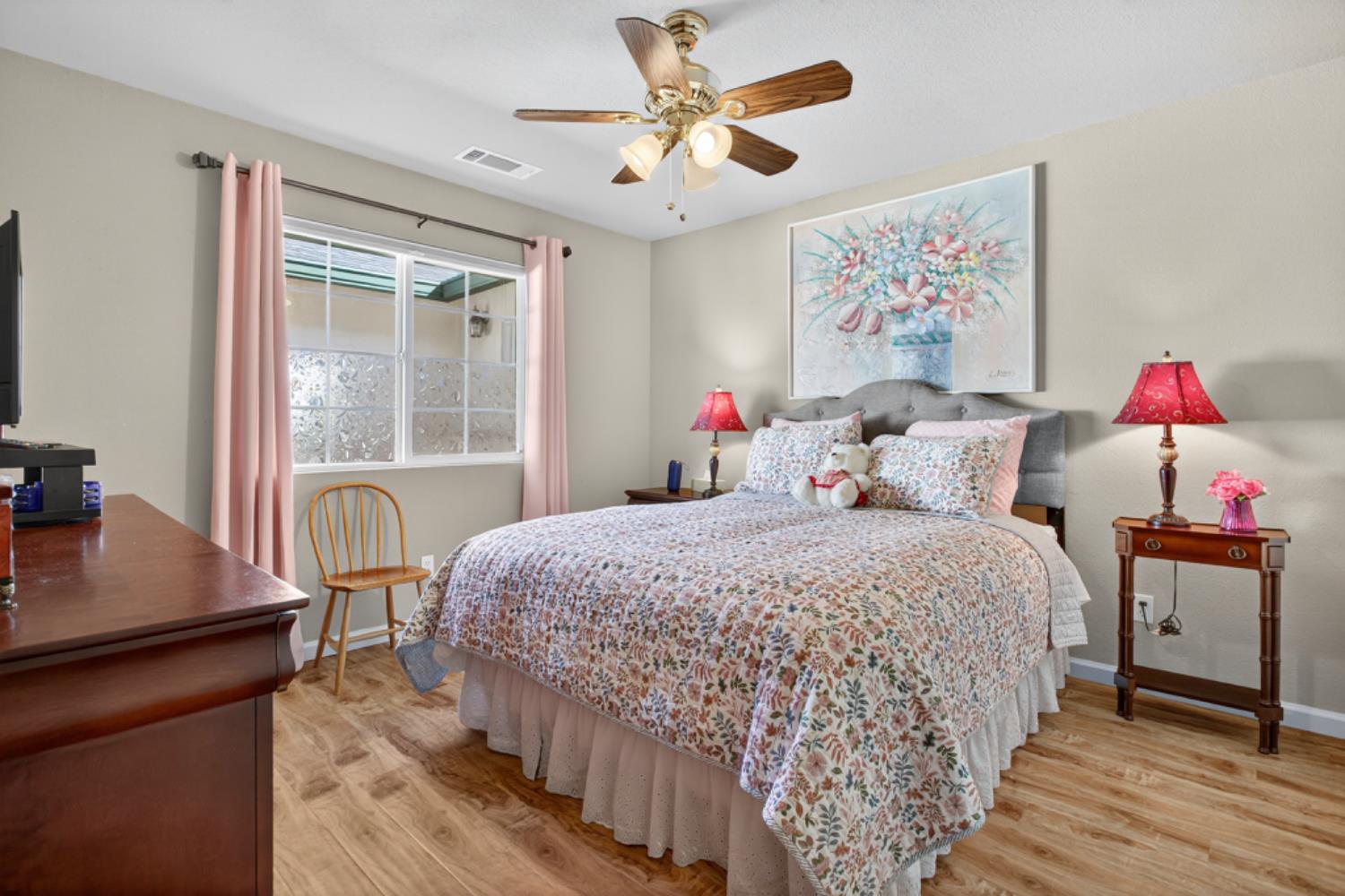 4856 Kiva Drive Copperopolis, CA 95228 - Photo 30 of 61 a bedroom with bed and wooden floor