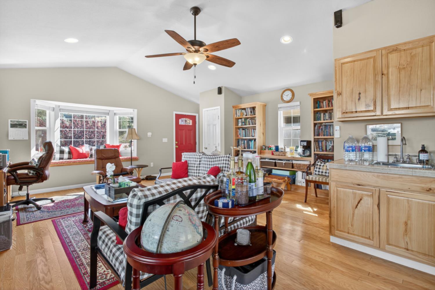 4856 Kiva Drive Copperopolis, CA 95228 - Photo 38 of 61 a very nice looking dining room with kitchen island furniture a large window and stainless steel appliances