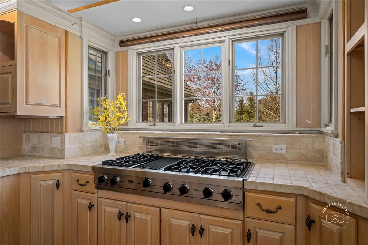 5N214 Wilton Croft Road St. Charles, IL 60175 - Photo 11 of 37 a kitchen with stainless steel appliances granite countertop a stove and a sink