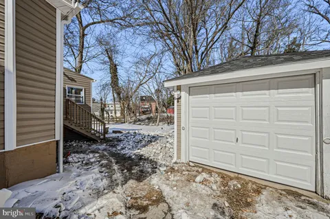 a backyard of a house