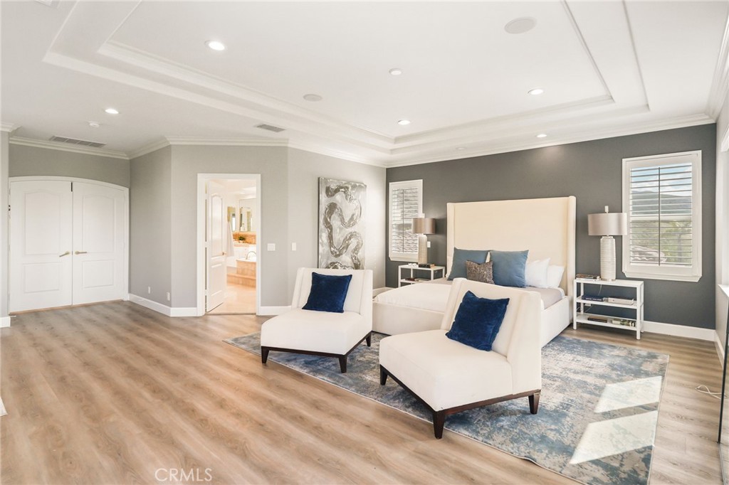 20112 Vía Cellini Porter Ranch, CA 91326 - Photo 30 of 64 a living room with furniture and a table