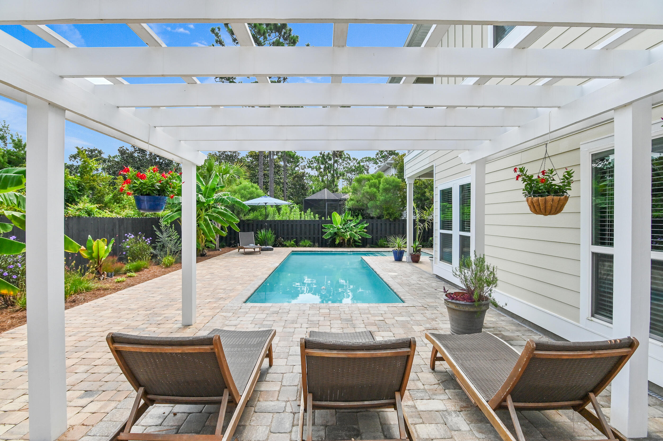 88 Bayou Manor Road Santa Rosa Beach, FL 32459 - Photo 12 of 18 Shaded Poolside Retreat