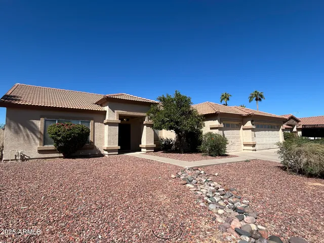 a view of a house with a patio