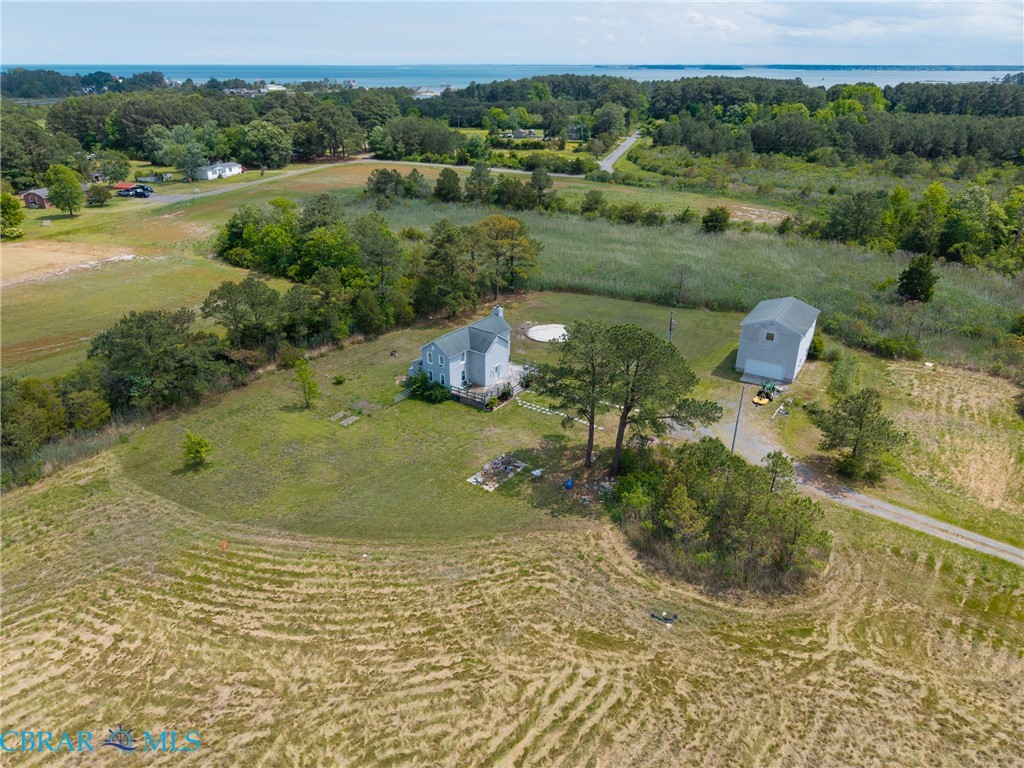 2297 Perrin Creek Road Hayes, VA 23072 - Photo 39 of 49 Aerial view - 12.13 acres!