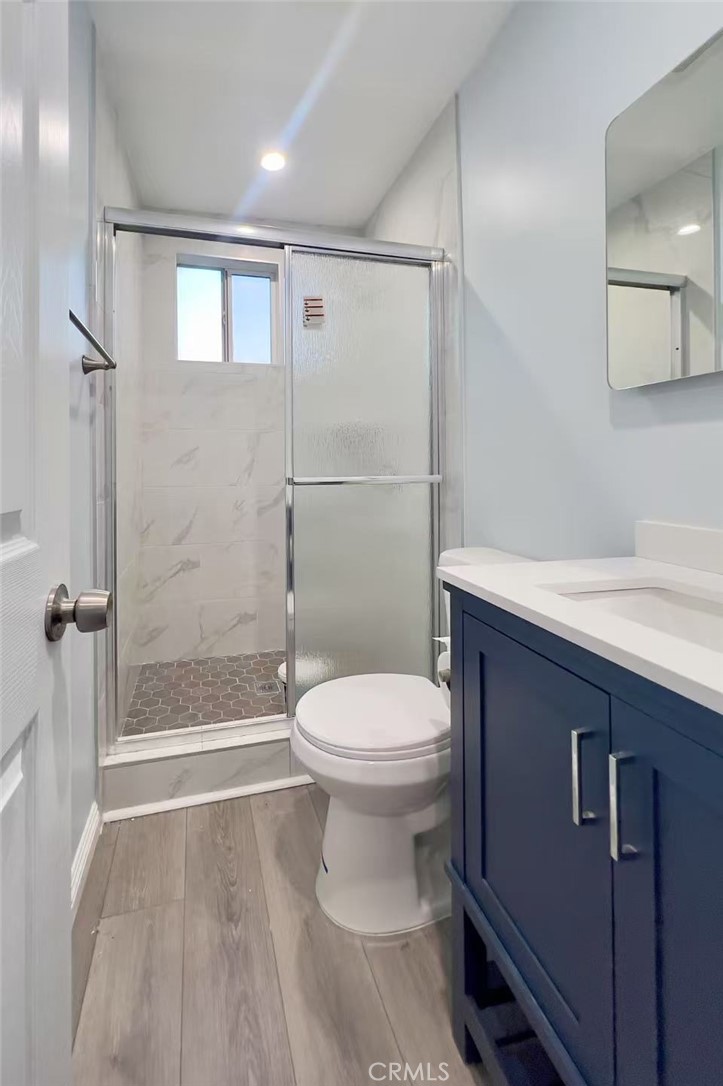 172 1/2 North Winton Avenue La Puente, CA 91744 - Photo 5 of 6 a bathroom with a sink toilet and shower