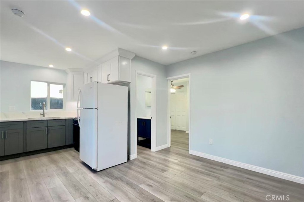 172 1/2 North Winton Avenue La Puente, CA 91744 - Photo 6 of 6 a view of a kitchen with a refrigerator and a sink