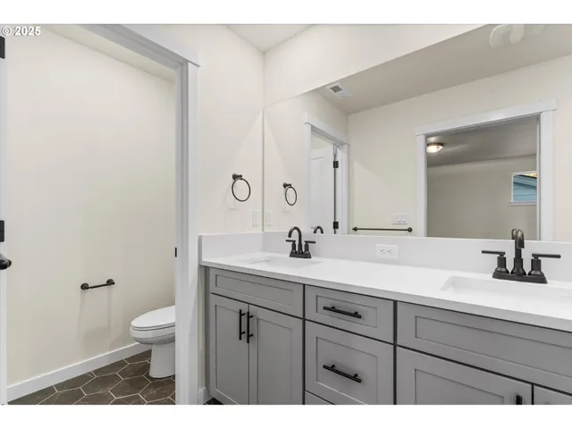 a view of small space with racks on the wall