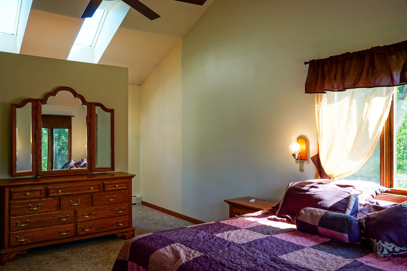 10175 Brown Road Morris, IL 60450 - Photo 17 of 31 a bedroom with a bed and a mirror on the dresser