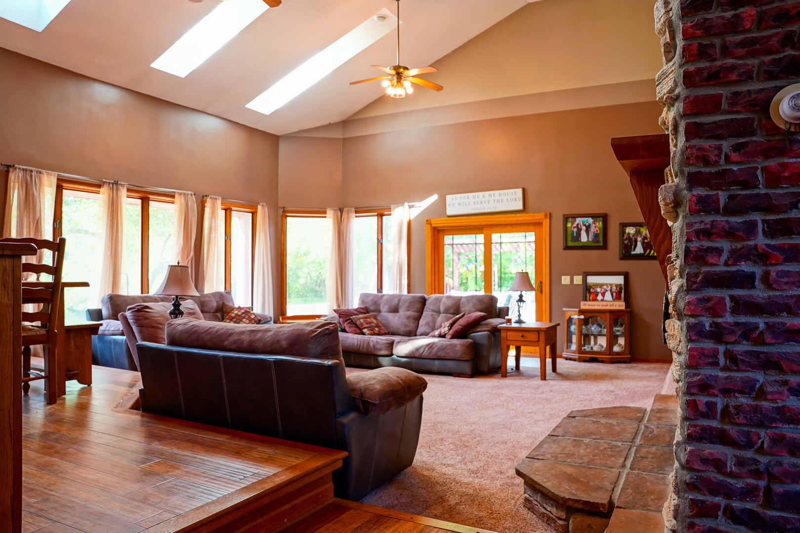 10175 Brown Road Morris, IL 60450 - Photo 19 of 31 a living room with furniture and a fireplace