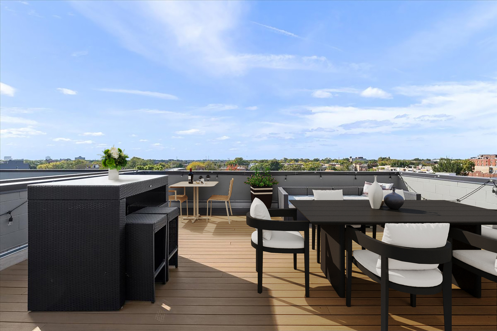 938 North California Avenue, Unit 2 Chicago, IL 60622 - Photo 18 of 20 a terrace view with sitting space