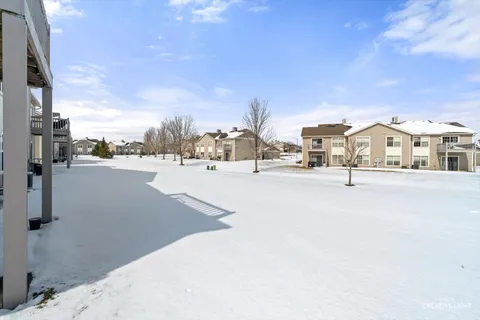 a view of a city street with a building