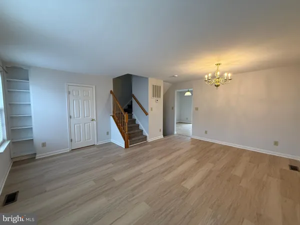 wooden floor in an empty room