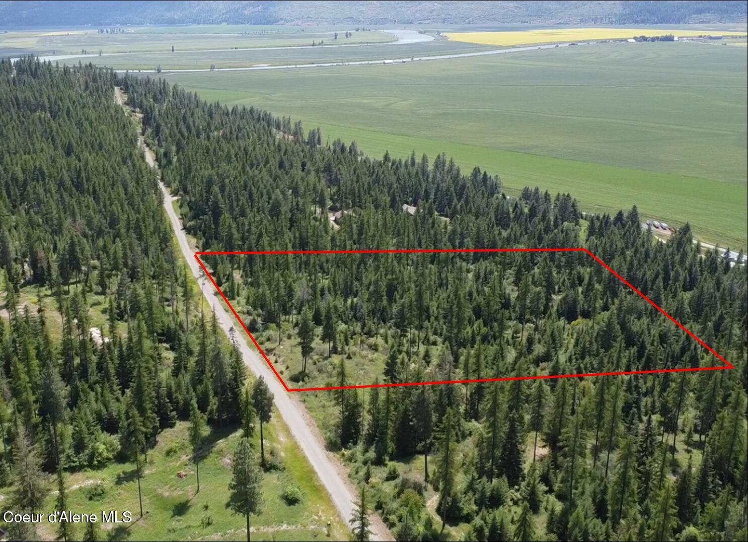 Aerial with Lines facing SSW