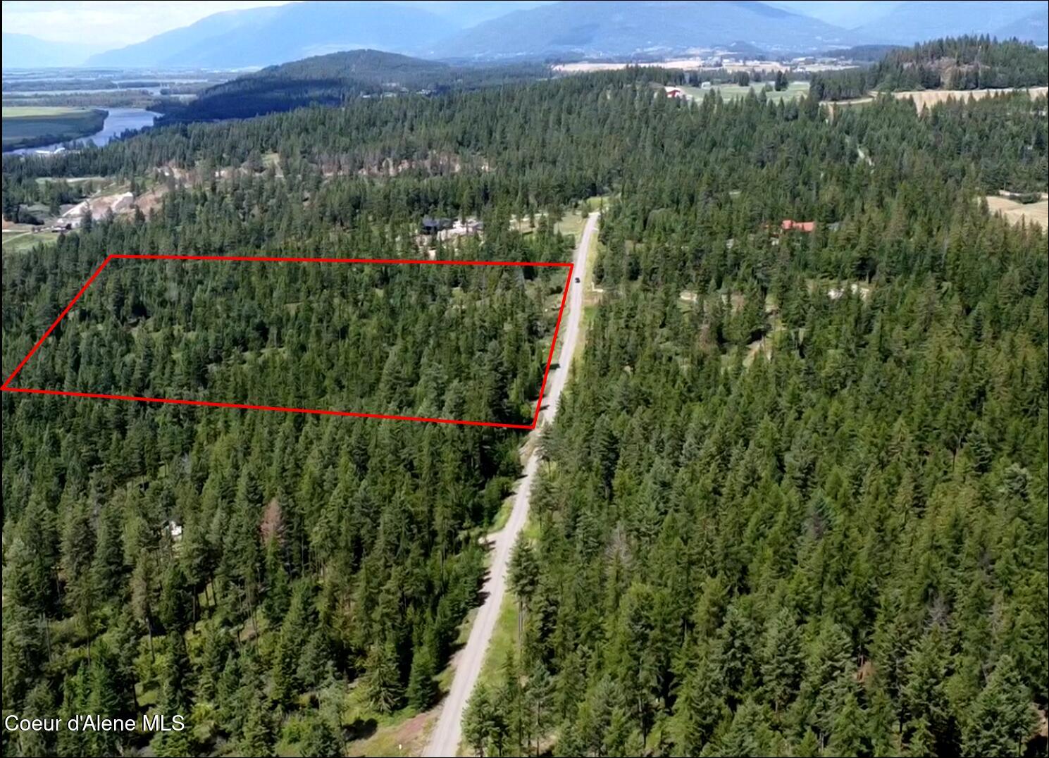 5 Bonners Ferry Bonners Ferry, ID 83805 - Photo 18 of 18 Aerial with Lines facing N