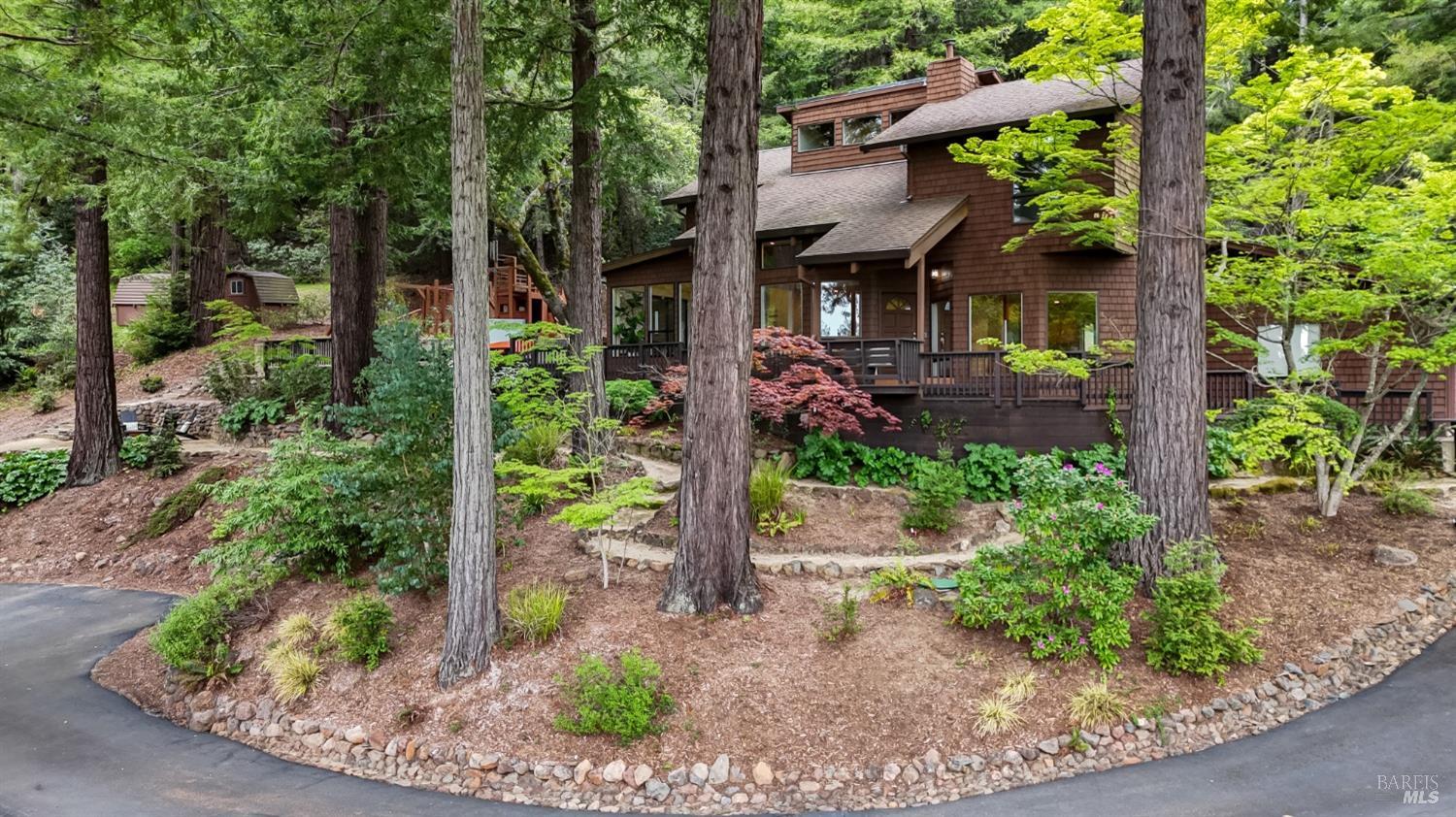 16495 Burl Lane Occidental, CA 95465 - Photo 31 of 31 a view of a house with a garden