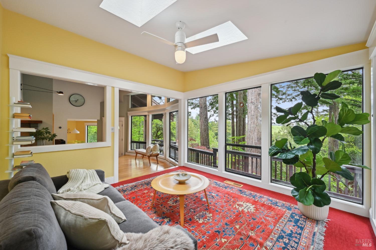 16495 Burl Lane Occidental, CA 95465 - Photo 7 of 31 a living room with furniture and a potted plant