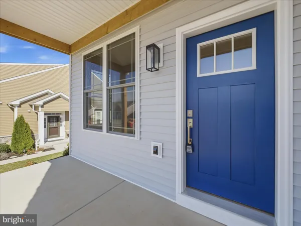 a view of front door of house