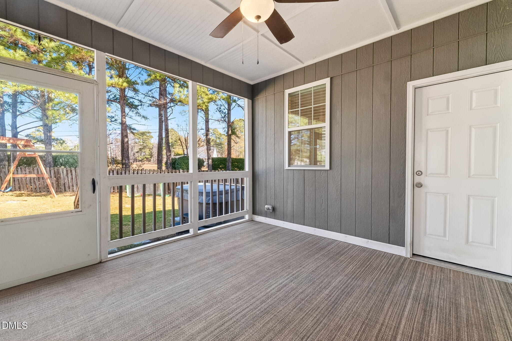 625 Toledo Court Rolesville, NC 27571 - Photo 29 of 69 an empty room with wooden floor and windows
