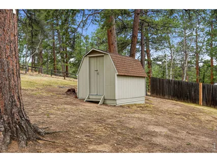 a view of wooden fence