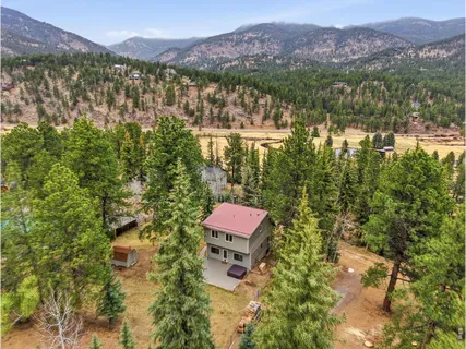 a view of lake with mountain