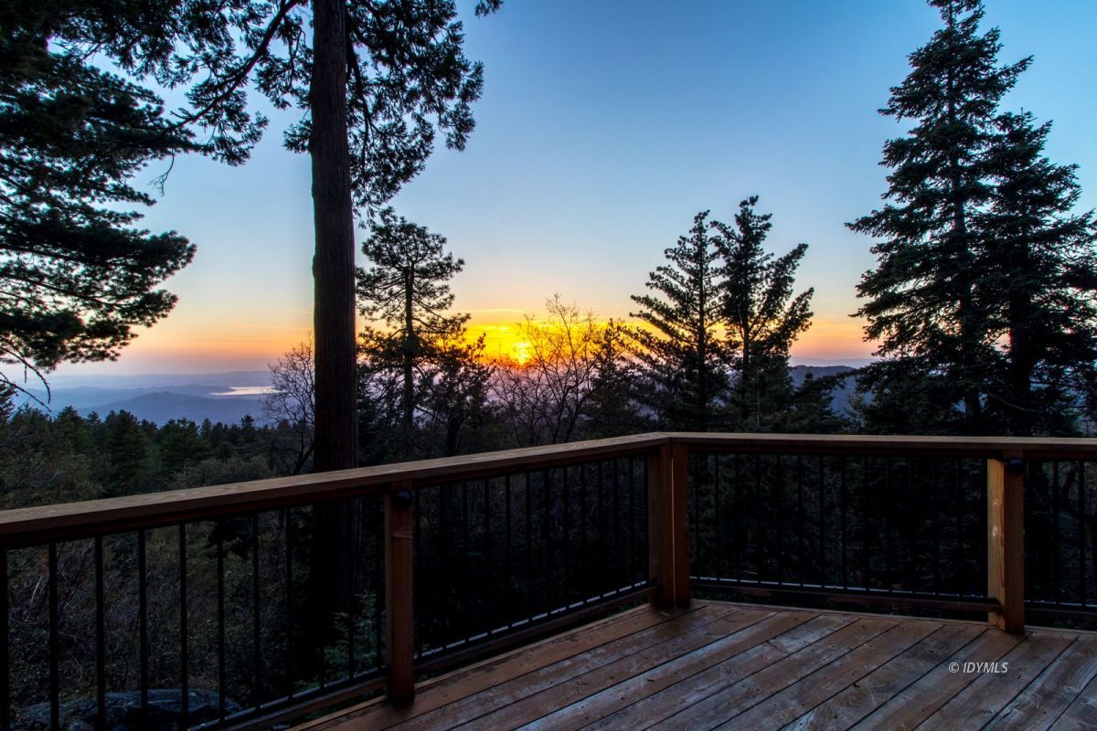 25281 Deer Path Road Pine Cove, CA 92549 - Photo 2 of 42 a view of balcony with wooden floor and yard