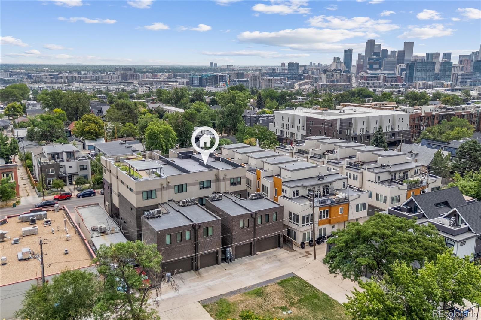 3535 Tejon Street Denver, CO 80211 - Photo 45 of 50 a view of a city with tall buildings