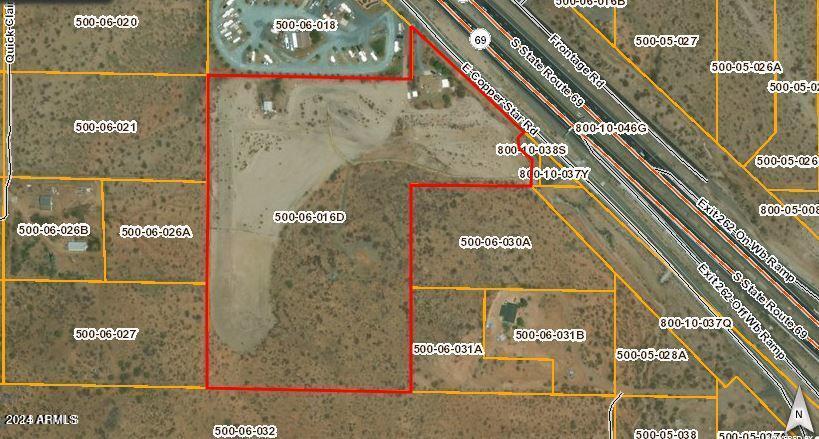 18899 East Copper Star Road Mayer, AZ 86333 - Photo 9 of 9 Lot Lines