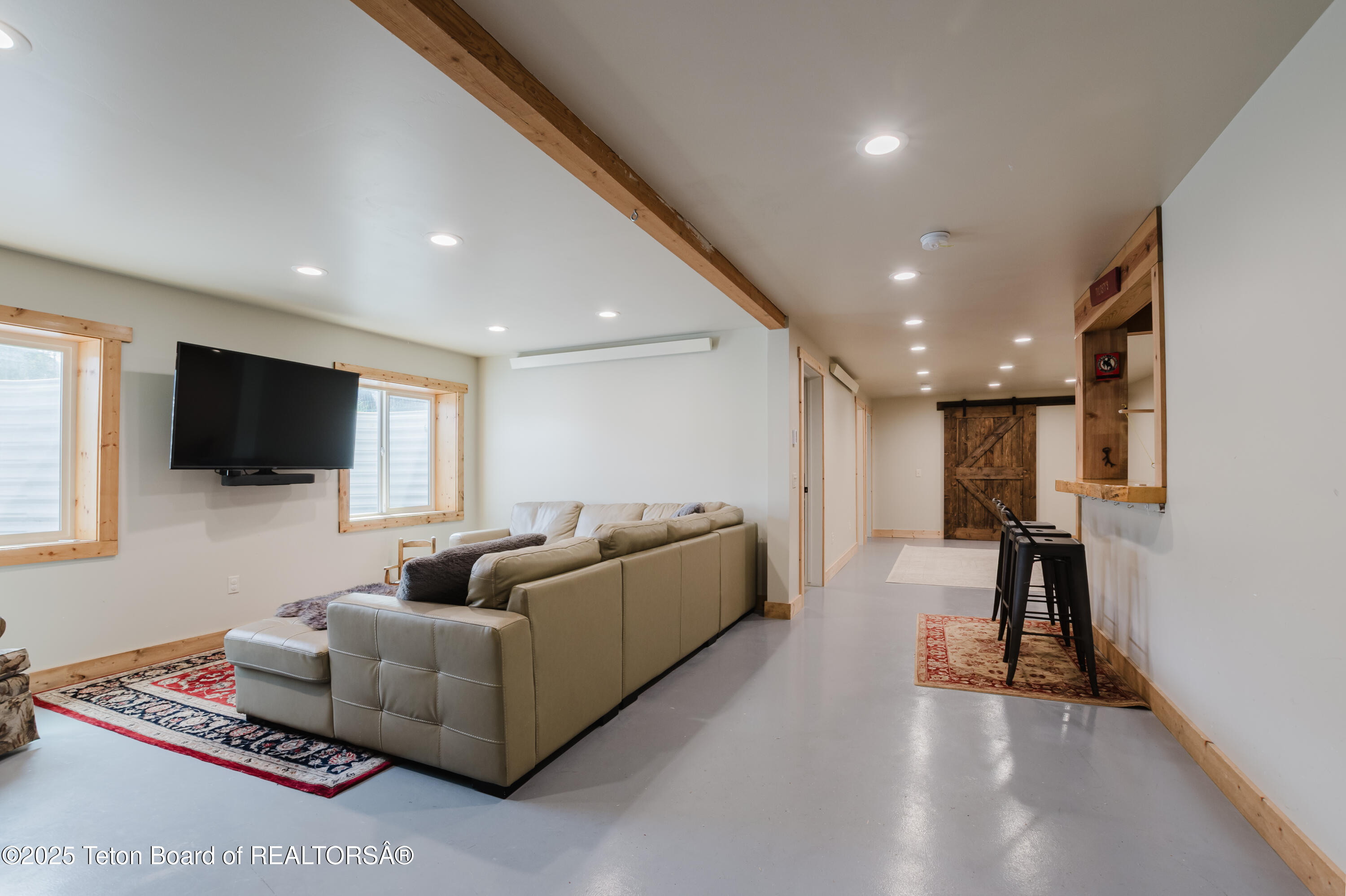 222 River Bench Road Alpine, WY 83128 - Photo 15 of 28 downstairs 2