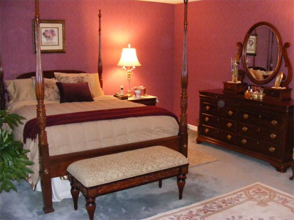 668 Townsend Road Groton, MA 01450 - Photo 9 of 24 a bedroom with a bed a lamp and the dresser