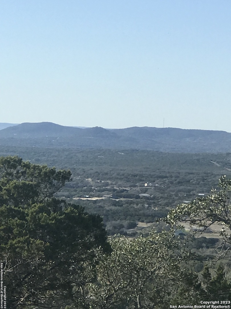 a view of an outdoor space and mountain view