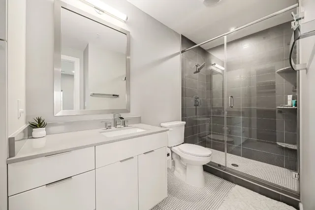 a view of city from a balcony