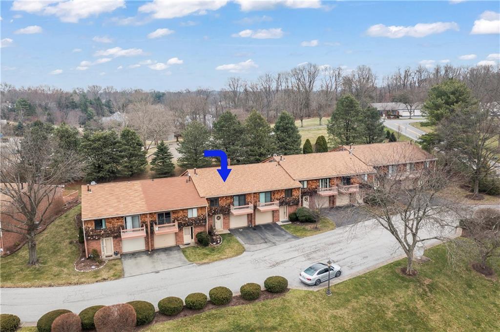 2765 Bingham Drive Pittsburgh, PA 15241 - Photo 23 of 25 an aerial view of a house with swimming pool and large trees