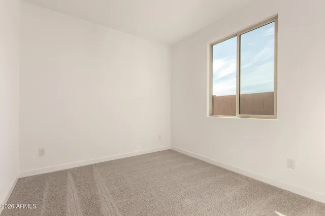 a close view of a closet