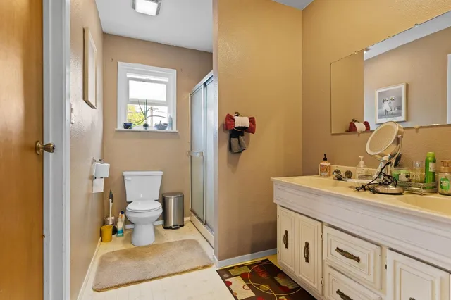 a bathroom with a sink and a toilet