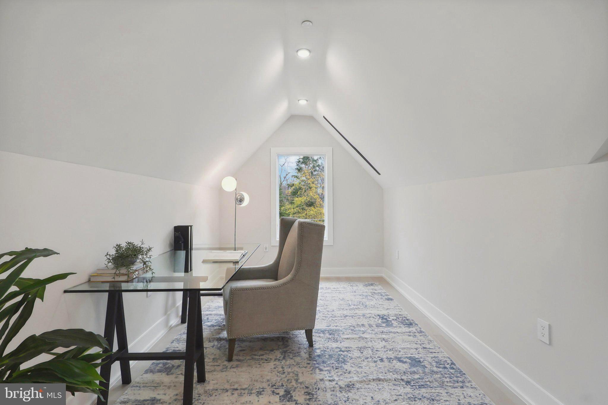 4920 Loughboro Road Northwest Washington, DC 20016 - Photo 35 of 55 Top level space staged as office