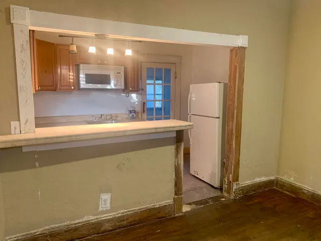 a utility room with washer and dryer