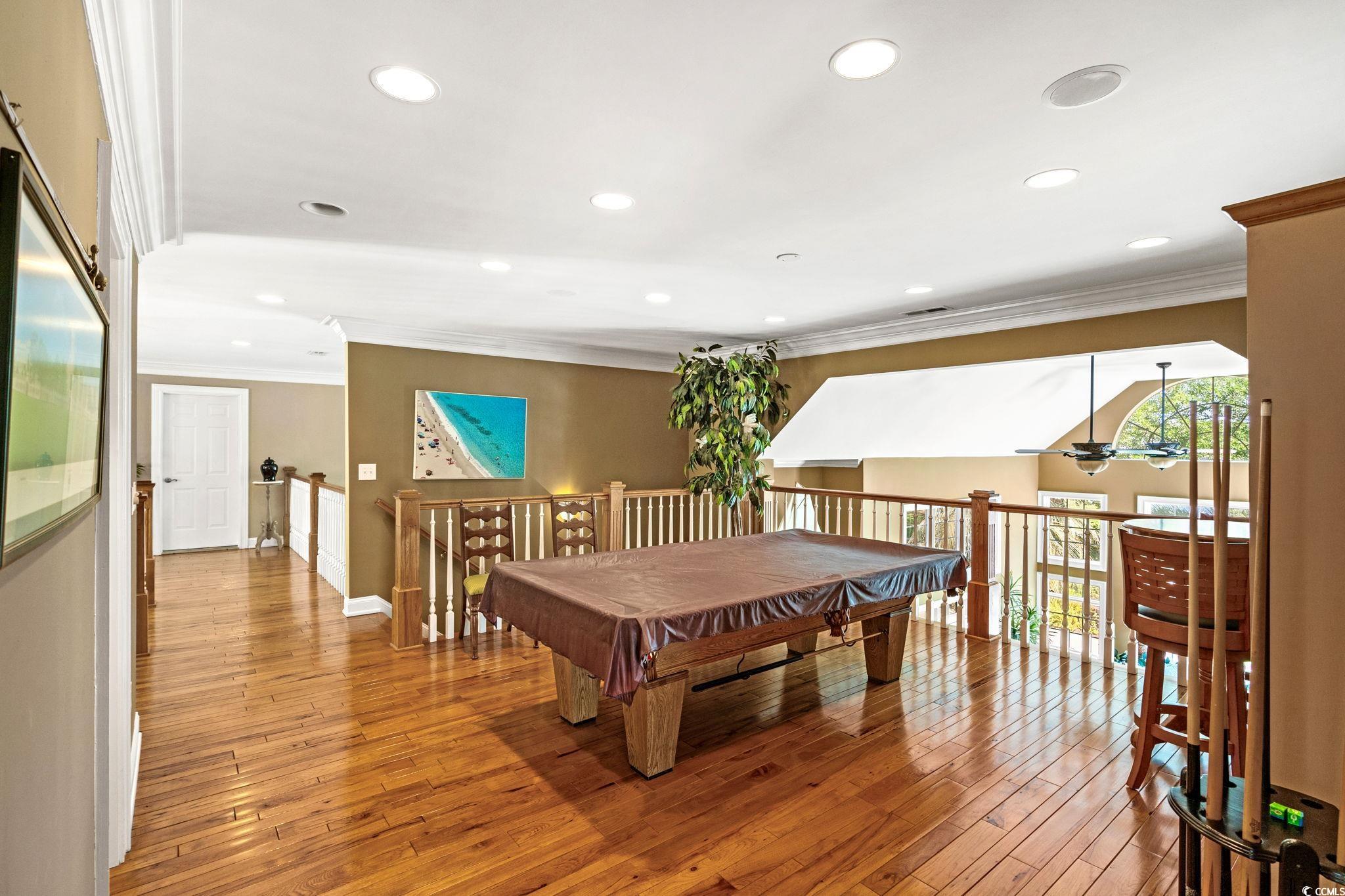 1119 Links Road Myrtle Beach, SC 29575 - Photo 17 of 40 Playroom featuring ornamental molding, ceiling fan