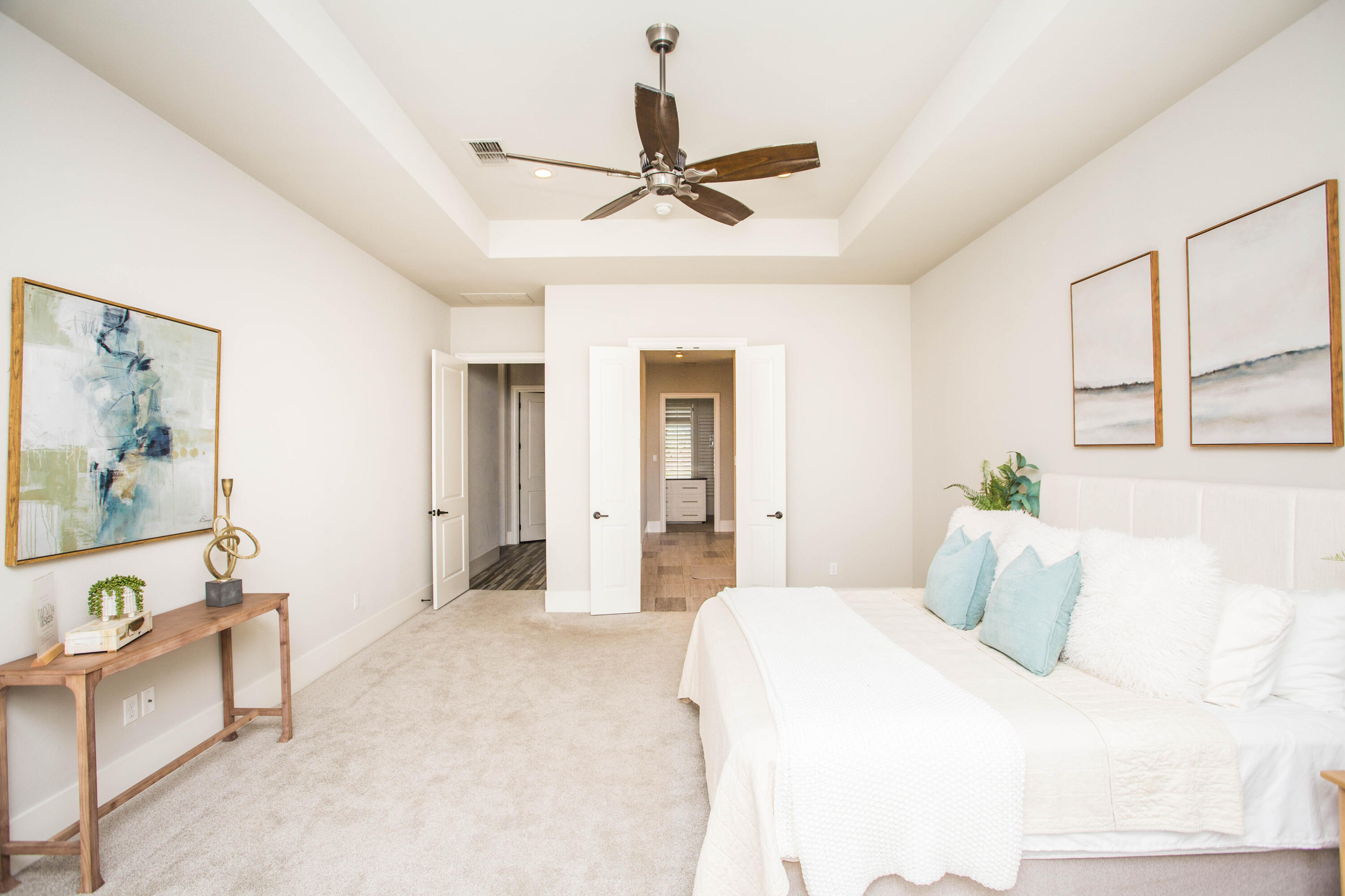 4807 116th Street Lubbock, TX 79424 - Photo 23 of 51 a bedroom with a bed and a couch