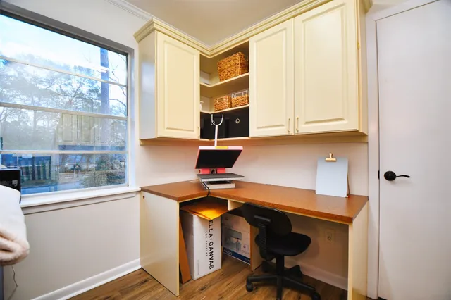 a room with storage and utility