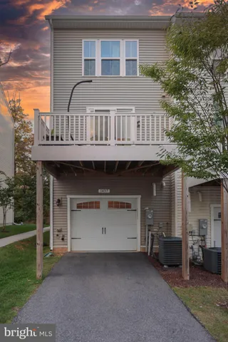 a front view of a house with balcony