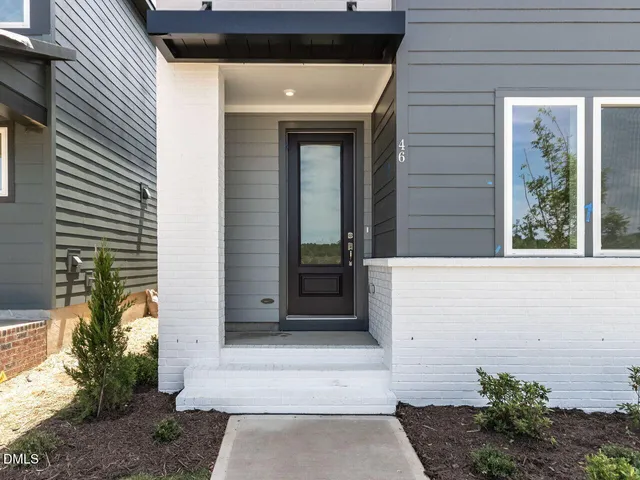 a view of entrance front of house