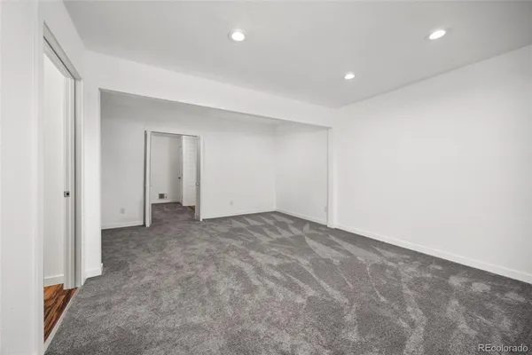 a view of an empty room