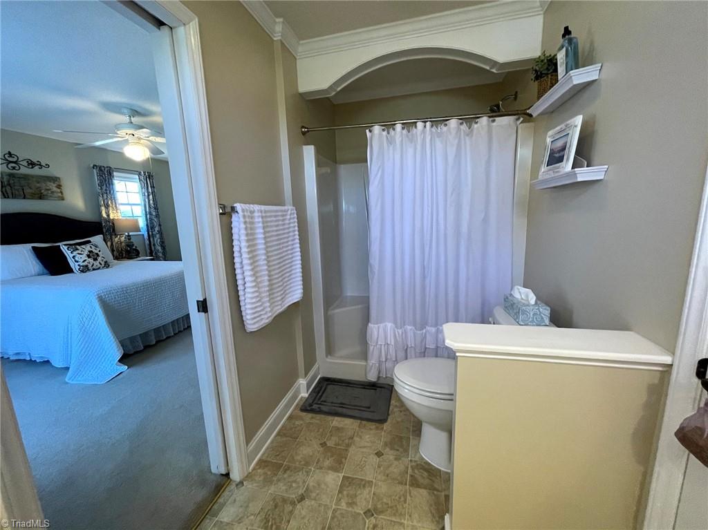 871 Ridge View Terrace Rural Hall, NC 27045 - Photo 32 of 49 Owners bath - pocket door.