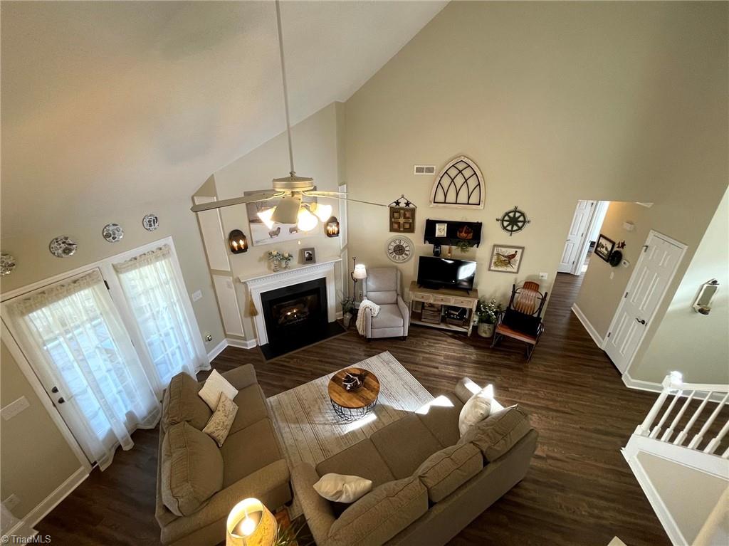 871 Ridge View Terrace Rural Hall, NC 27045 - Photo 6 of 49 View from open 2nd floor loft - office space.