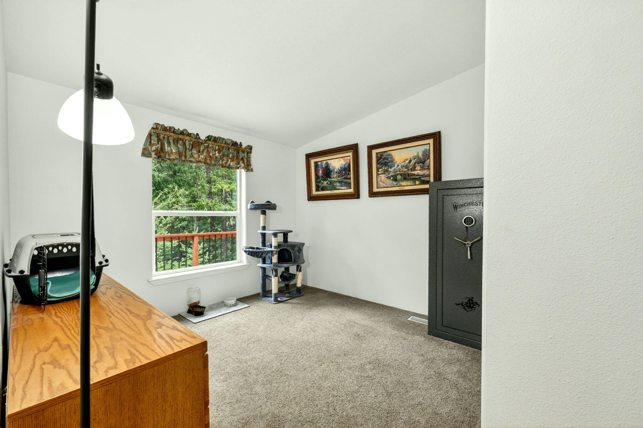 5445 Thompson Creek Road Selma, OR 97538 - Photo 24 of 57 a view of an empty room with a window