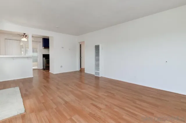 wooden floor in an empty room