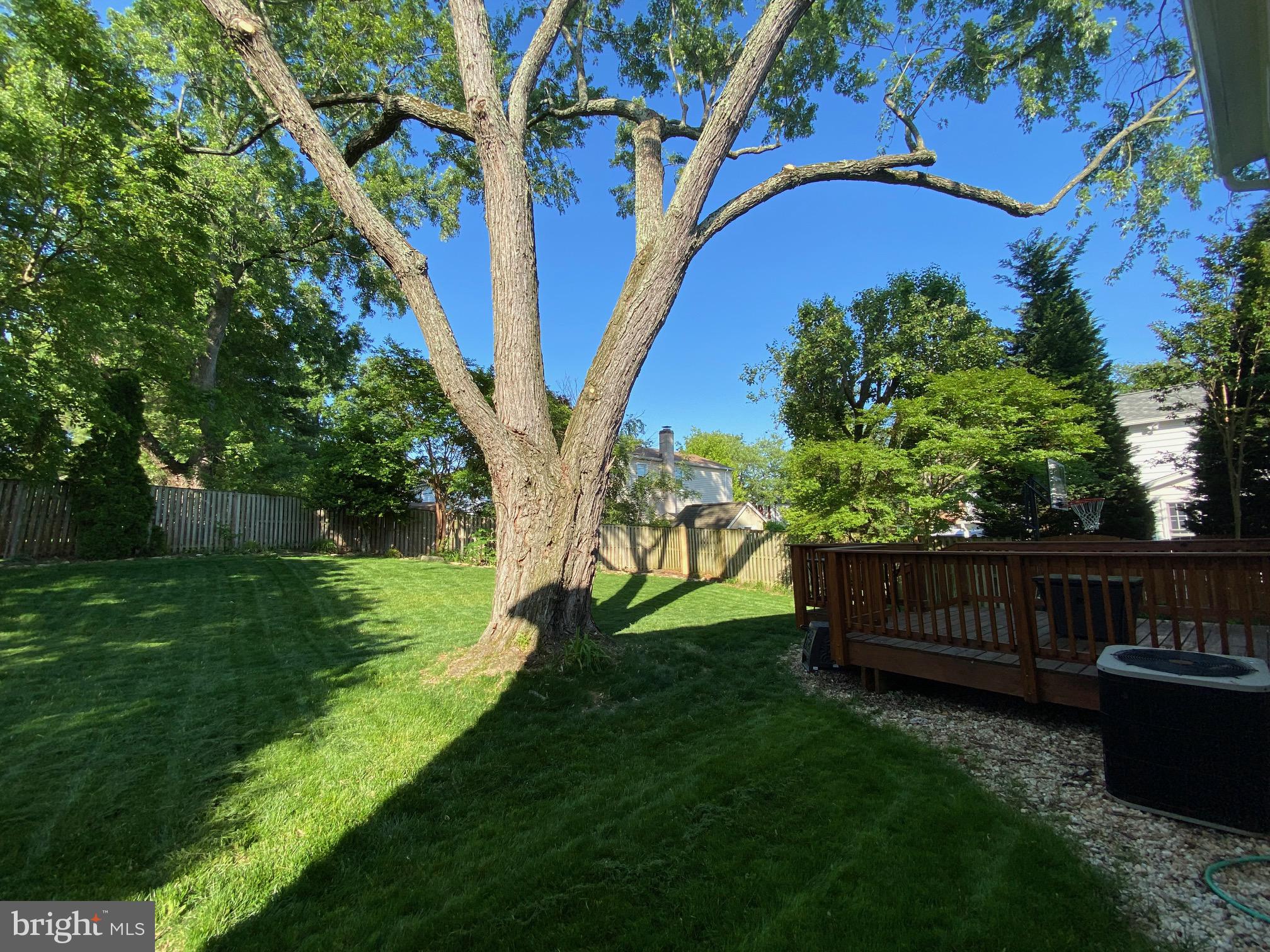 15918 Jerald Road Laurel, MD 20707 - Photo 38 of 40 a view of backyard with outdoor seating and green space