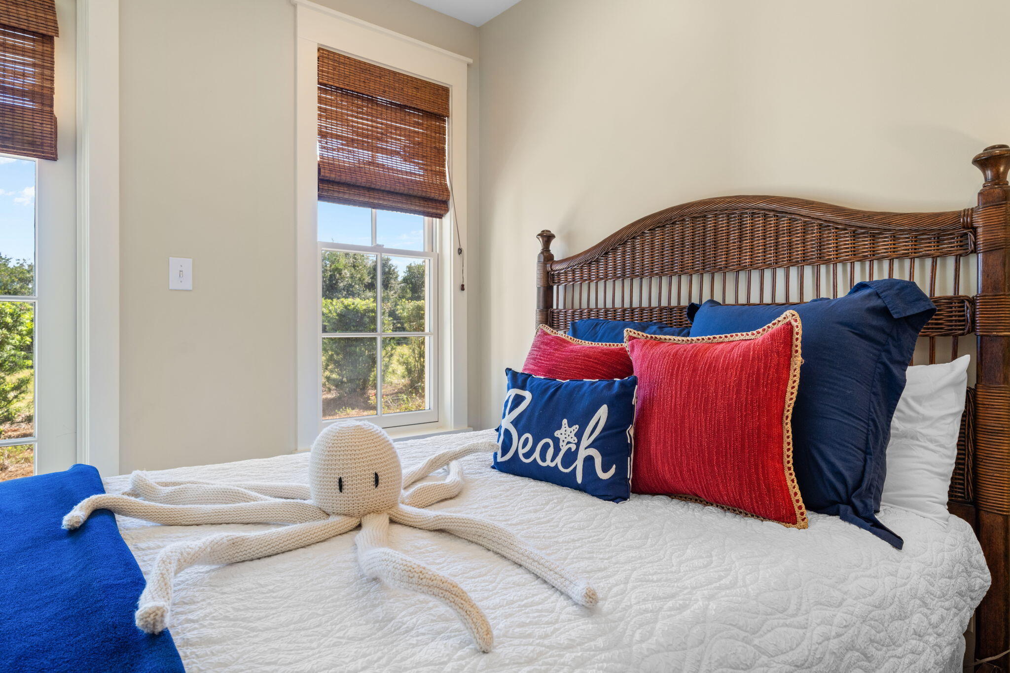 255 Cypress Drive Santa Rosa Beach, FL 32459 - Photo 11 of 81 a bedroom with a bed and wooden floor