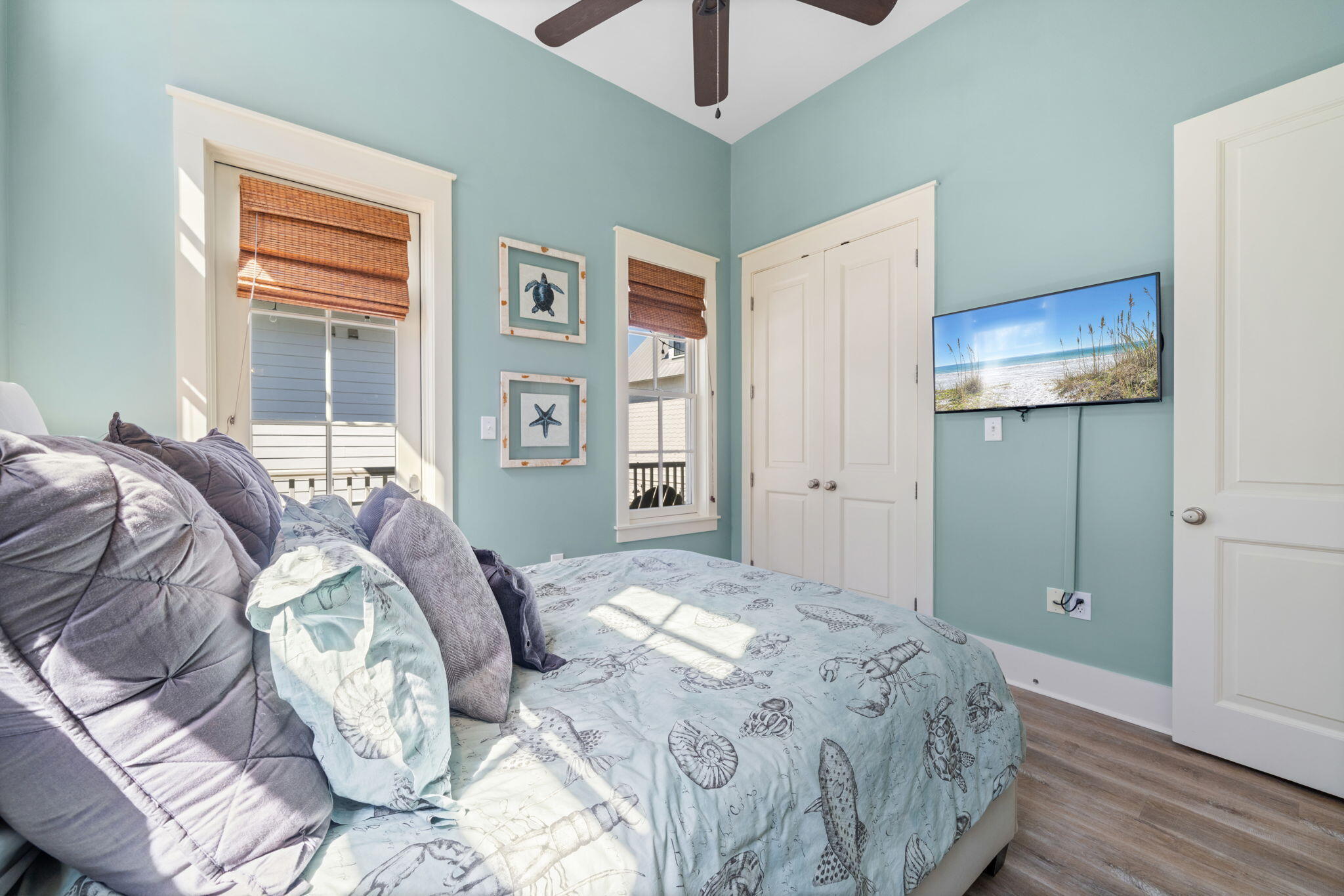 255 Cypress Drive Santa Rosa Beach, FL 32459 - Photo 20 of 81 a bedroom with a bed and a window